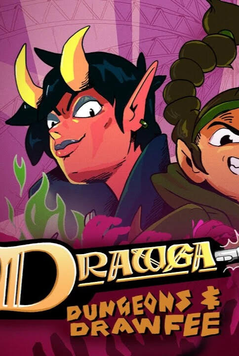 DRAWGA Actual-Play Series with live drawing on Dropout Editor